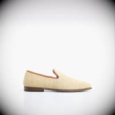 Tan loafers for beach wedding from Aldo