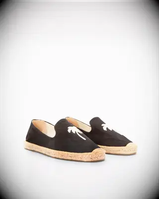 Palm tree espadrille beach wedding shoes from Soludos