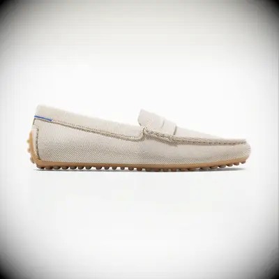 Tan driving loafer beach wedding shoes from Rothy