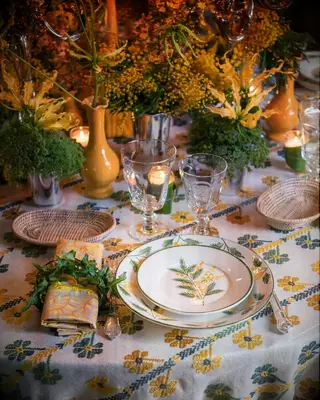 Mimosa Dinnerware set from Casa Lopez 