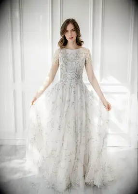 Enaura Bridal floral wedding gown