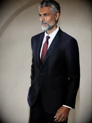 Banana Republic Signature Hopsack Suit for father of the groom