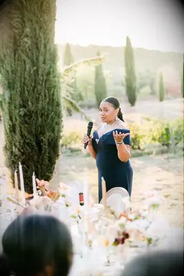 Mother of the bride off the shoulder dress