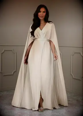 Azazie champagne chiffon mother-of-the-groom dress for outdoor weddings