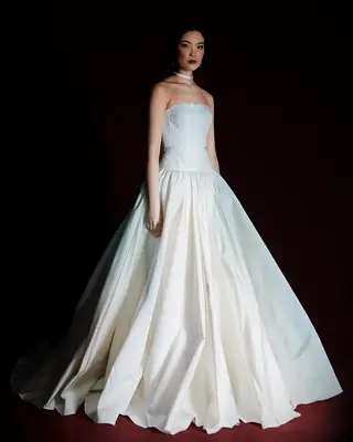 Drop waist wedding dress by Nadia Manjarrez, wedding dress ideas