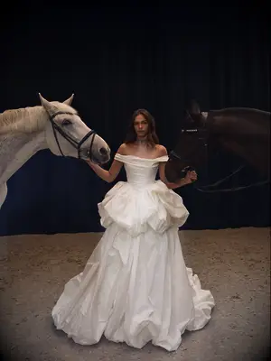 Bubble hem wedding dress by Ricca Sposa Atelier, wedding dress inspo