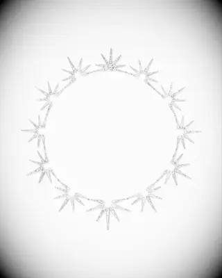 Silver liberty choker necklace from David Yurman for strapless wedding dress