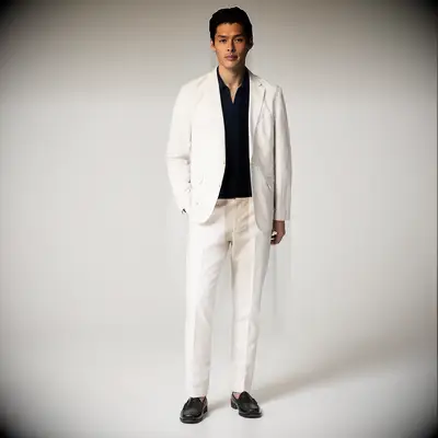 J.Crew suit jacket for engagement party guest