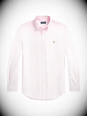 Pink striped dress shirt