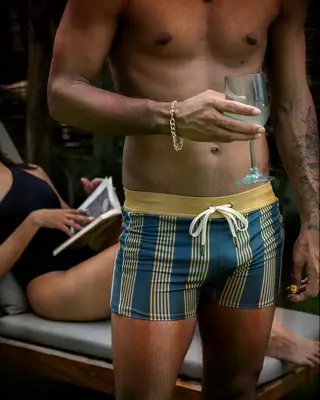 Dandy del Mar colorful swim briefs. 