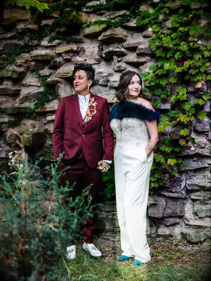nonbinary wedding attire
