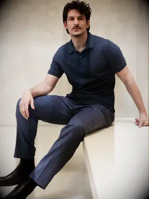 Casual navy polo neck from Banana Republic