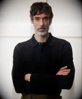 Todd Snyder black cotton and silk polo for courthouse wedding