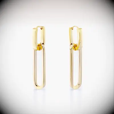 Birdy Grey gold pendant earrings for bridesmaids