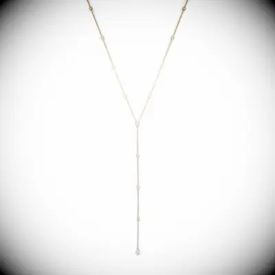 Jacquie Aiche X Tropic of C necklace for V-neck wedding dress