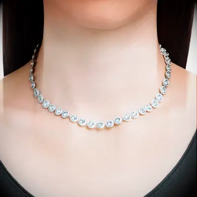 Swarovski diamond choker necklace