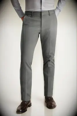 Bonobos grey pants semi-formal wedding guest attire