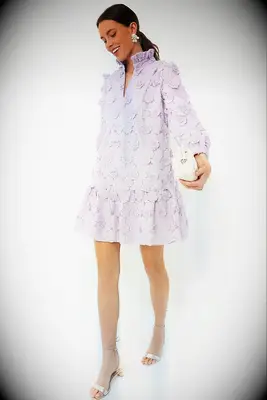 Tuckernuck lilac mini floral semi-formal wedding guest attire