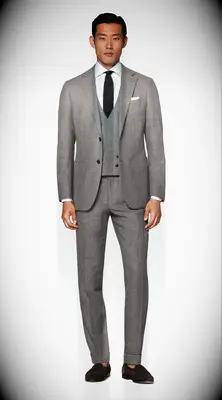 Houndstooth Three-Piece Havana Suit from Suitsupply 