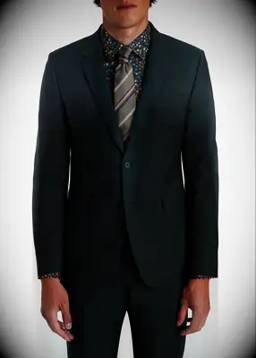 Kensington Dark Green Mohair Suit from Paul Smith 