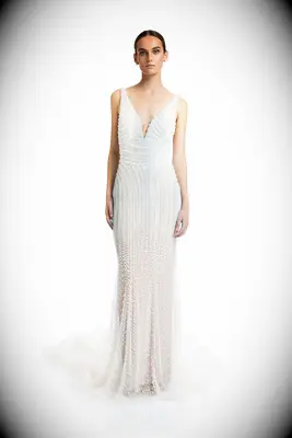 Beaded 1920s inspired dress by KYHA. 