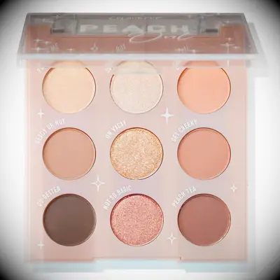 Peach eyeshadow palette