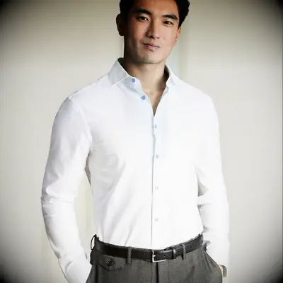 Charles Tyrwhitt shirt for beach wedding