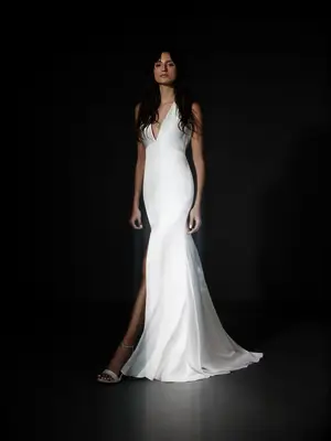 Vera Wang mermaid wedding dress for second wedding