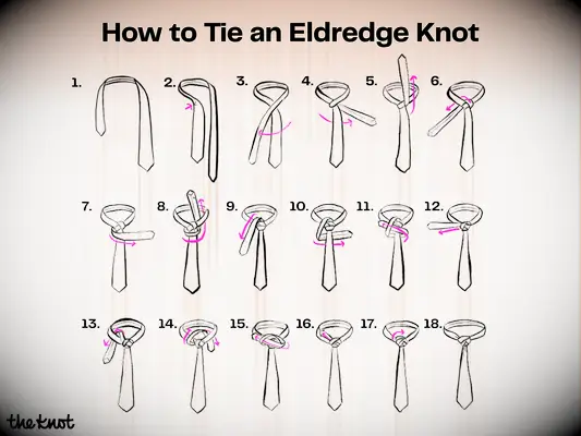 How to tie an eldredge knot step by step visual guide 