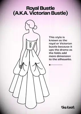 Royal bustle illustration