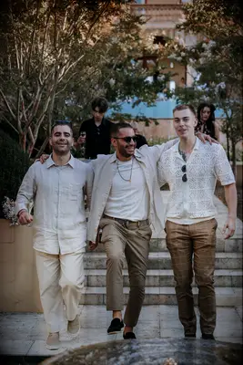 Casual wedding guest attire