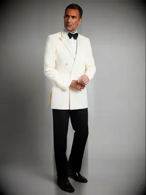 Oliver Brown Beaufort White Dinner Jacket