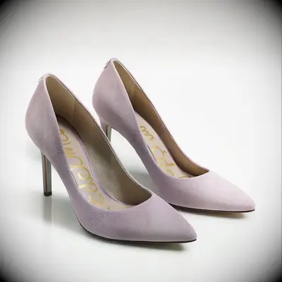 Sam Edelman purple heels for purple dress