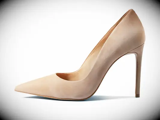 Zappos nude heels to wear with yellow dress