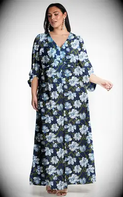 Sachin & Babi floral beach mother-of-the-bride dress