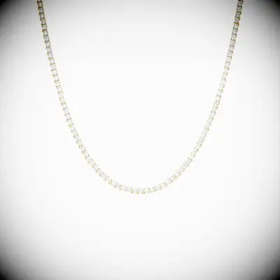 Brilliant Earth diamond tennis wedding necklace