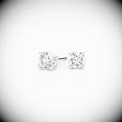 Brilliant Earth diamond stud wedding earrings