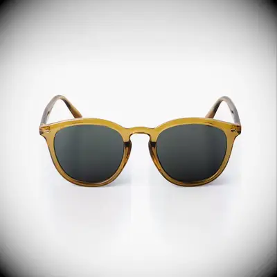 Round green sunglasses from Target for pub tour bachelor party