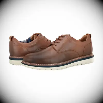 Tommy Hilfiger brown oxford shoes for bachelor party outfit