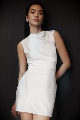 Significant Other mini high neck wedding dress