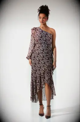 ASTR floral anniversary dress