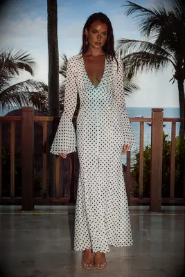 Runaway The Label polka dot anniversary dress