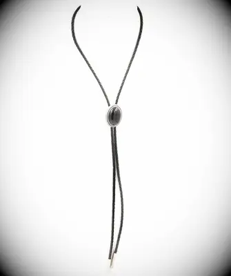 Onyx bolo tie country wedding guest attire