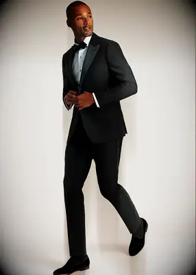 Tuxedo country wedding attire