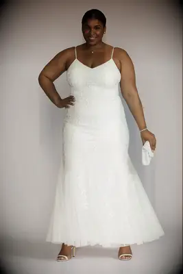 DB Studio floral wedding dress