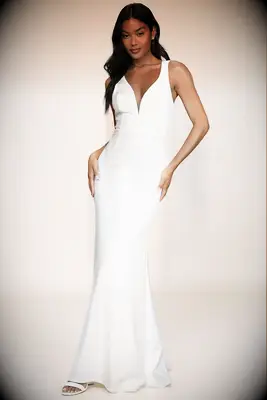 Lulus mermaid maxi wedding dress