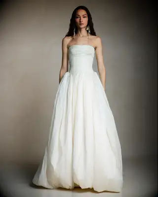 Danielle Frankel strapless wedding dress for small bust