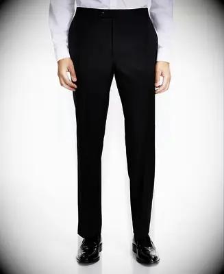 Black tailored trousers