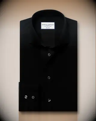 Black button up shirt
