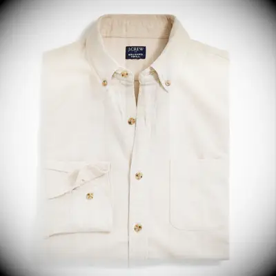 Cream button up shirt